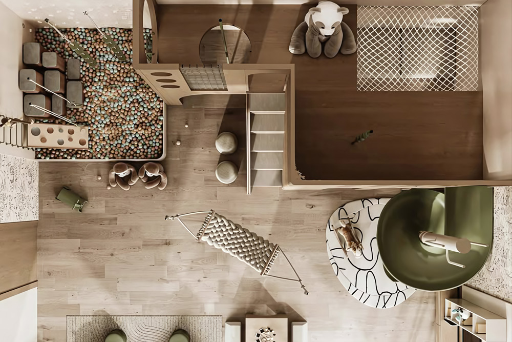 Artist's impression of the development's architectural environment