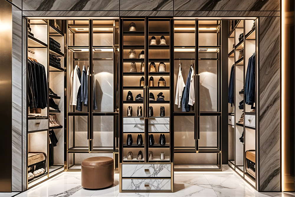Artist's impression of a refined residential interior